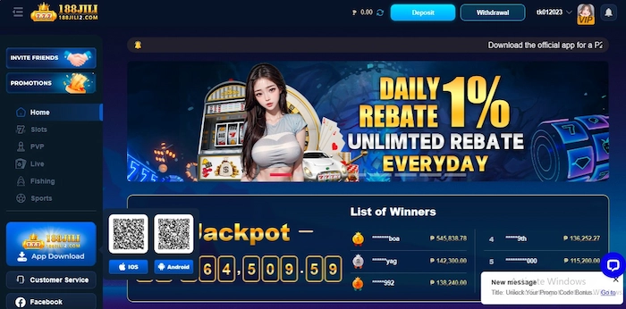 188 JILI Website: Your Portal to Online Casino Excellence